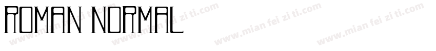 Roman Normal字体转换